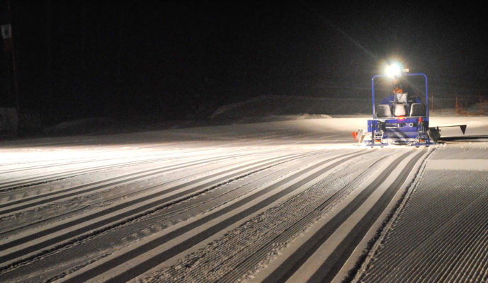 XC-ski trails by Alpina Snowmobiles