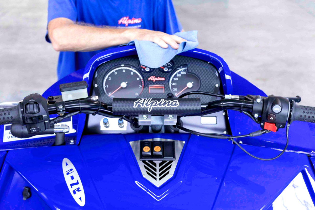 Seasonal snowmobile maintenance