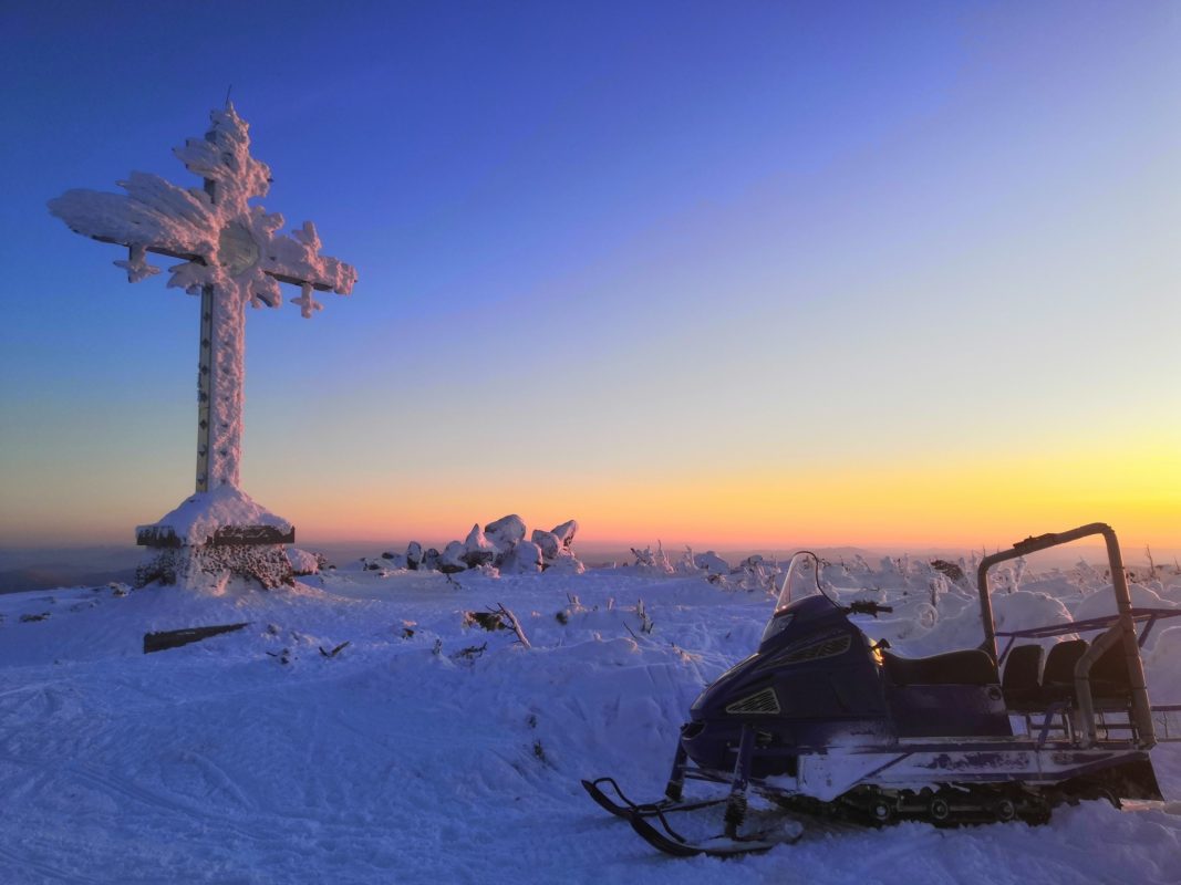 On the top of Mount Kurgan
