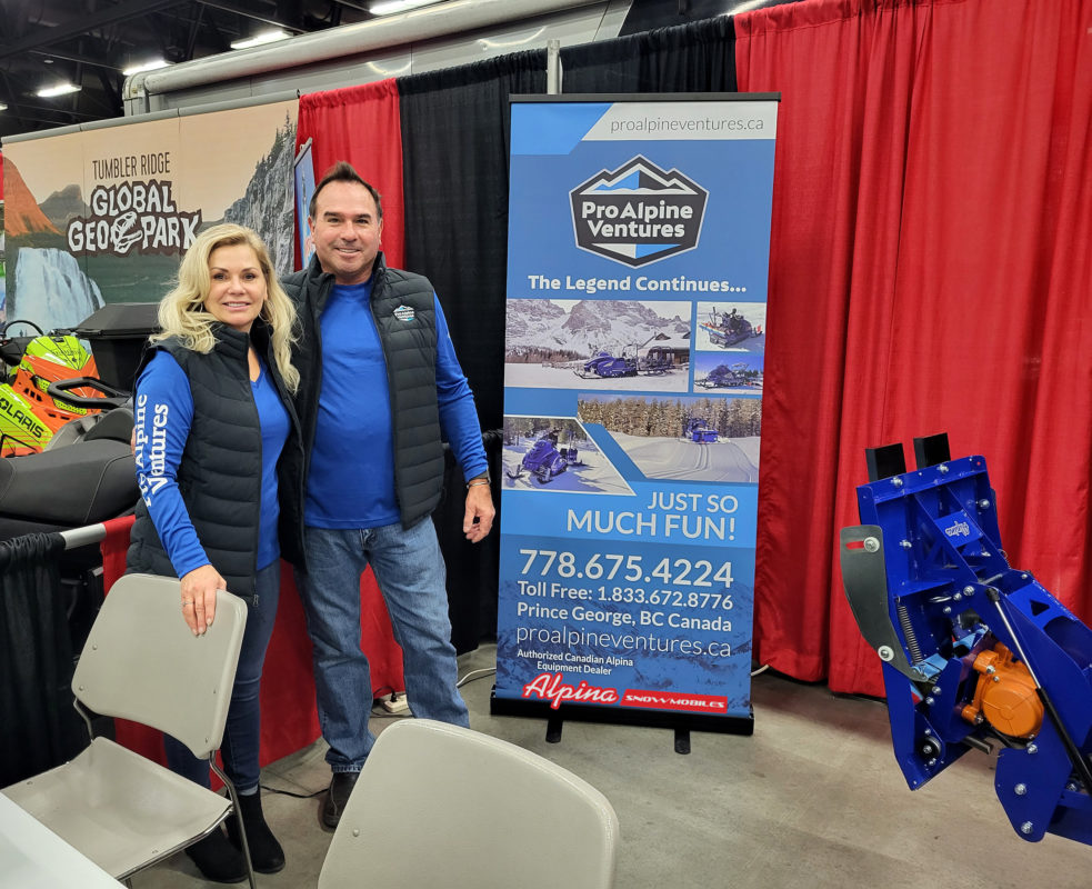 Pro Alpine Ventures at the Alberta Snowmobile Show 2023