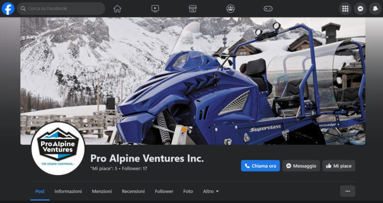 Pro Alpine Ventures FB-page