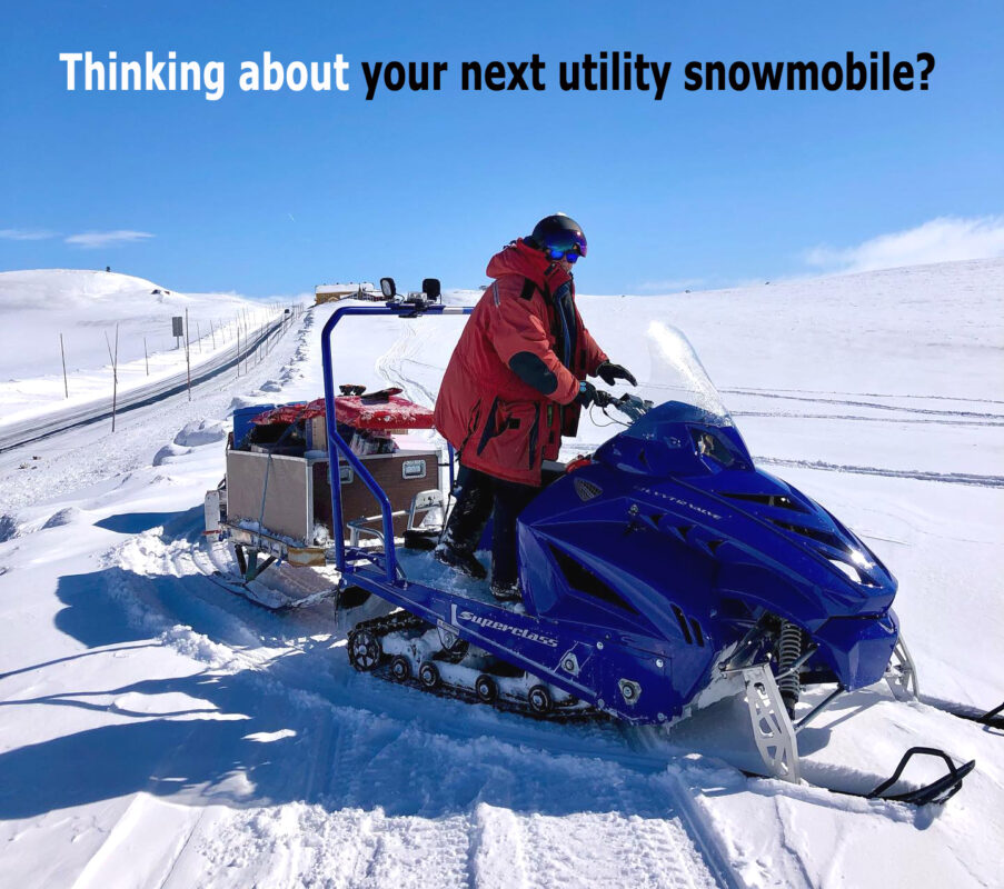 Alpina utility snowmobiles