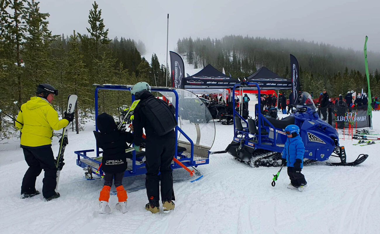 Alpina Superclass and Transalp Bus shuttle service Sweden