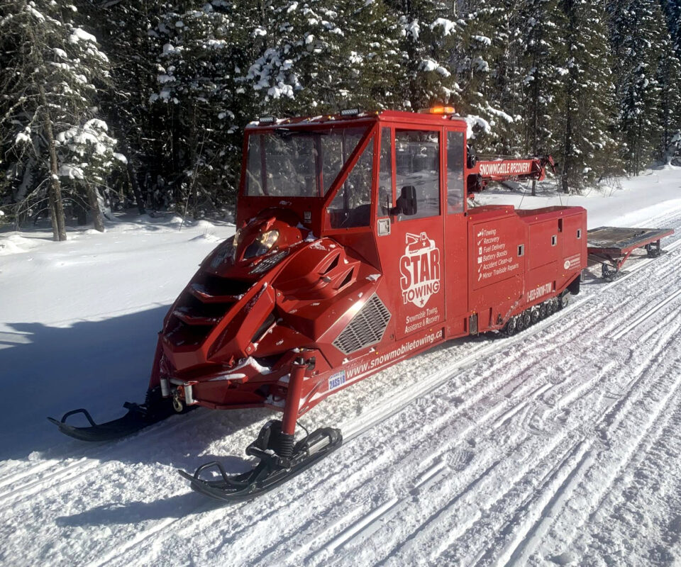 Custom Alpina Sherpa Towmobile for snowmobile recovery and rescue