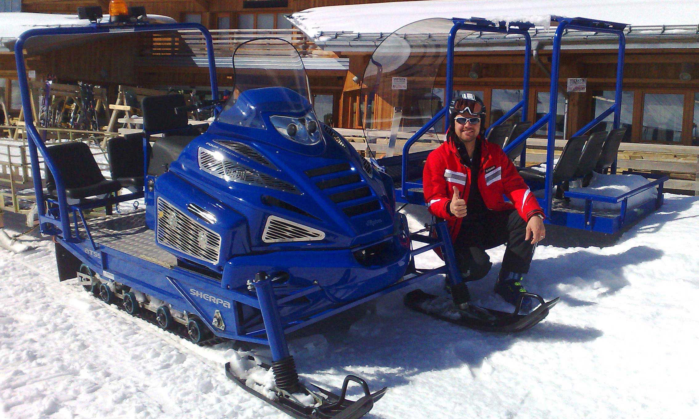 Second-hand work & utility snowmobiles from Alpina.