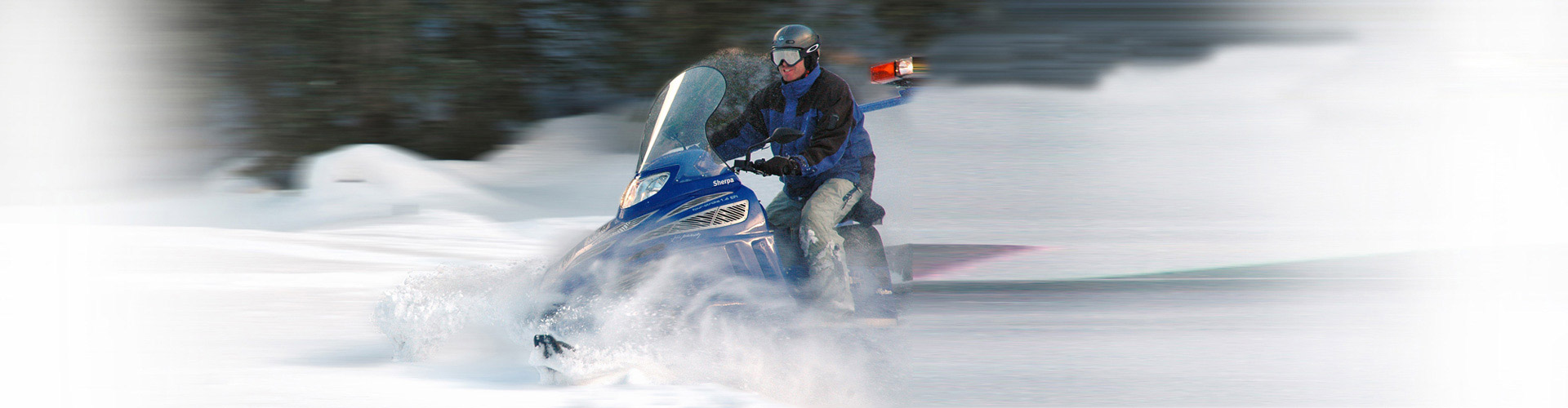 Alpina Sherpa: high-performance work snowmobiles for deep snow and extreme winter conditions.