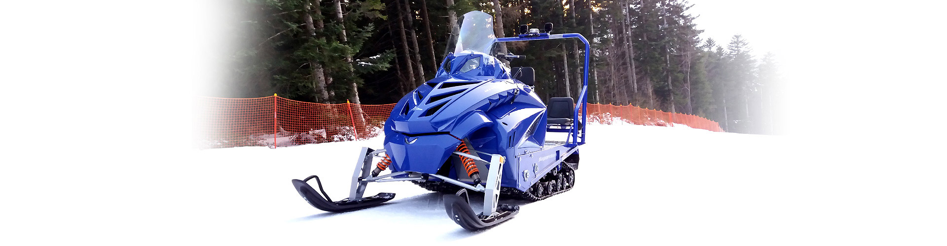 Alpina Superclass - The next generation of dual-track utility snowmobiles for heavy-duty work.